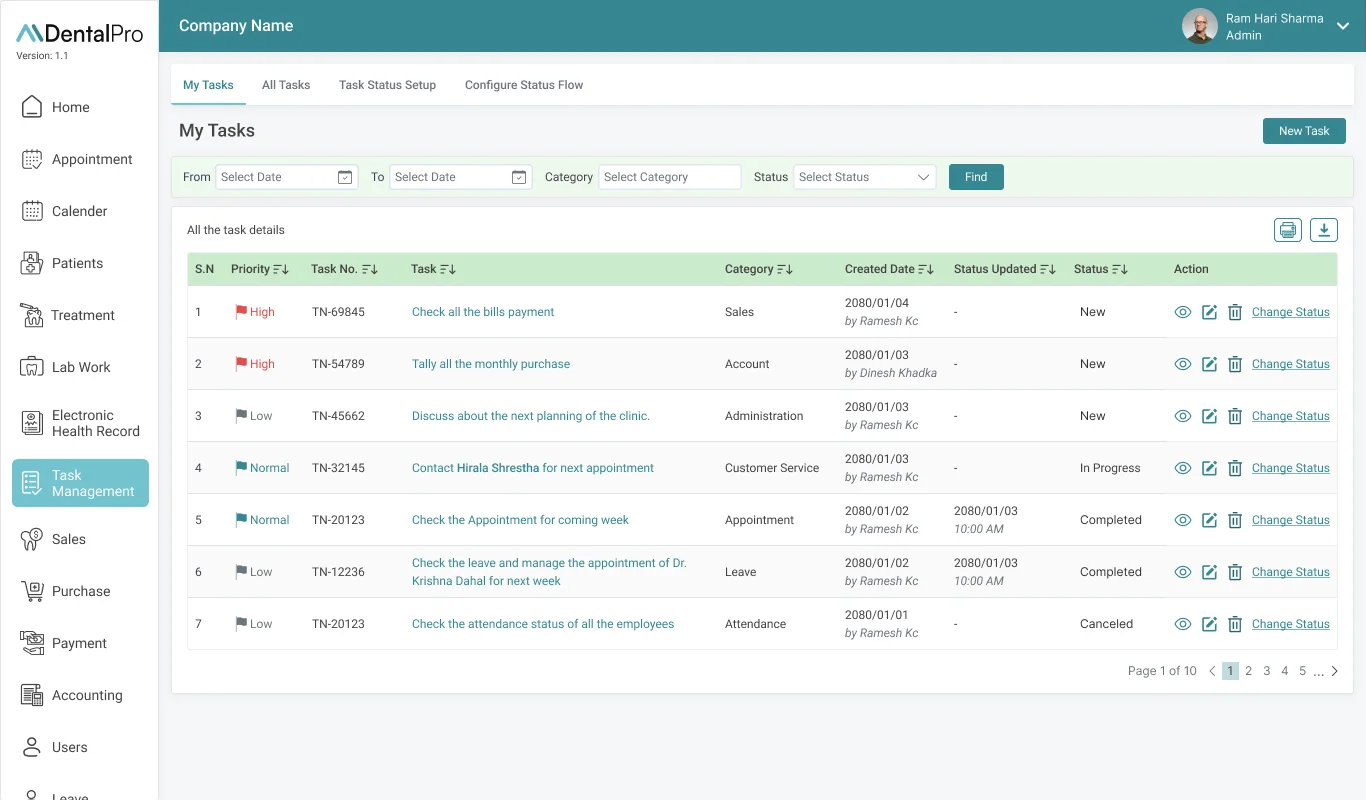 Task Management
